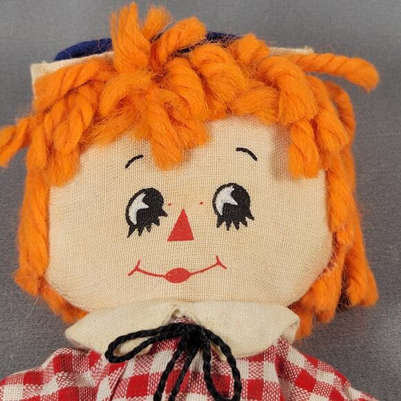 Vintage Knickerbocker Raggedy Andy Doll, Hallmark, 6", Made in Korea - Picture 5 of 8